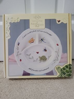 NIB - Lenox Butterfly Meadow Baby Divided Plate